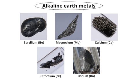 Alkaline earth metal .
